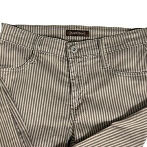 James Jeans Twiggy Stripe Skinny Jeans Café Au Lait – Women’s Size 27